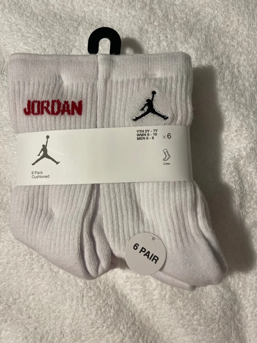 Jordan Crew Socks white 3 pack